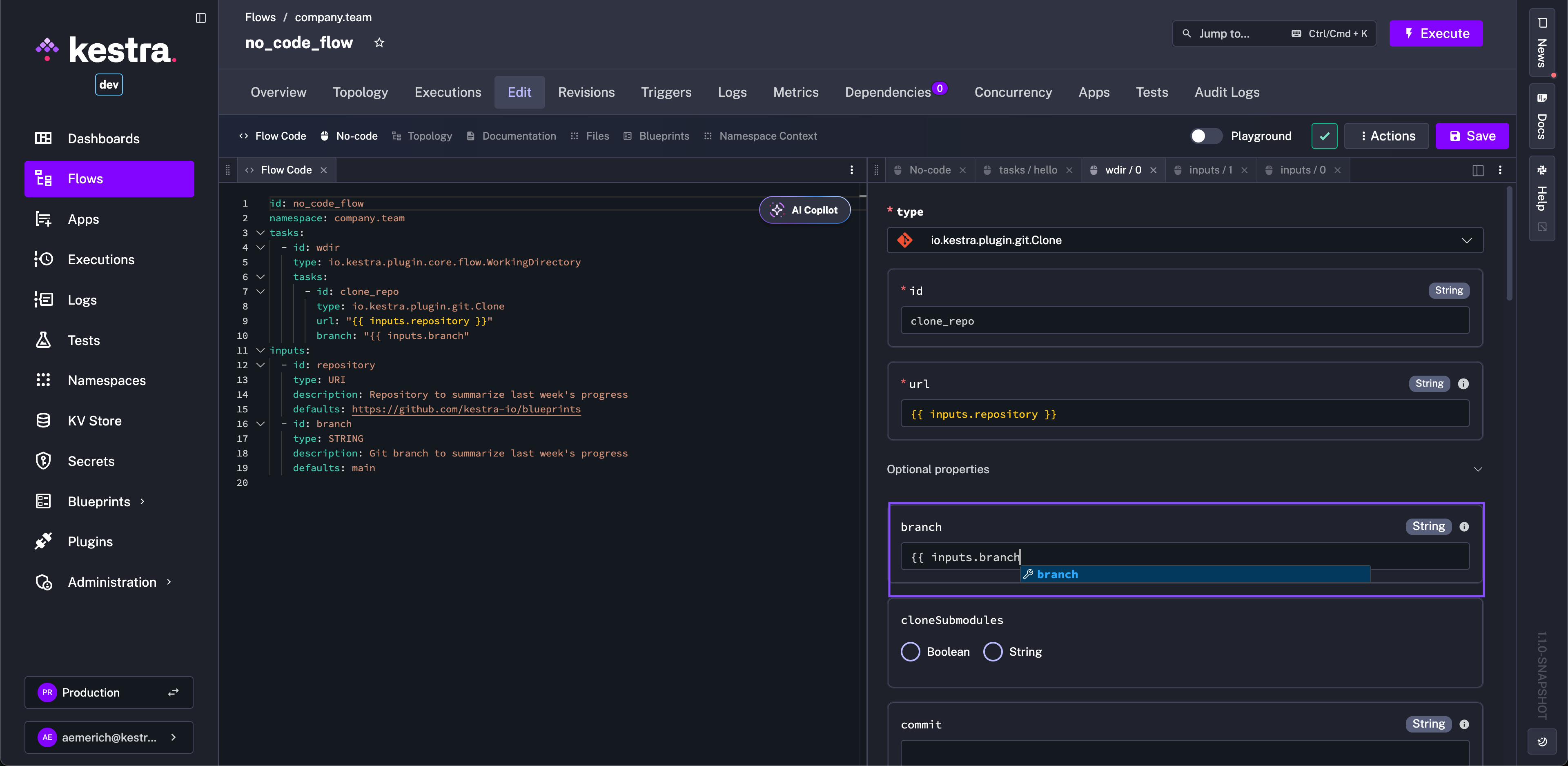 No-Code Task Configuration